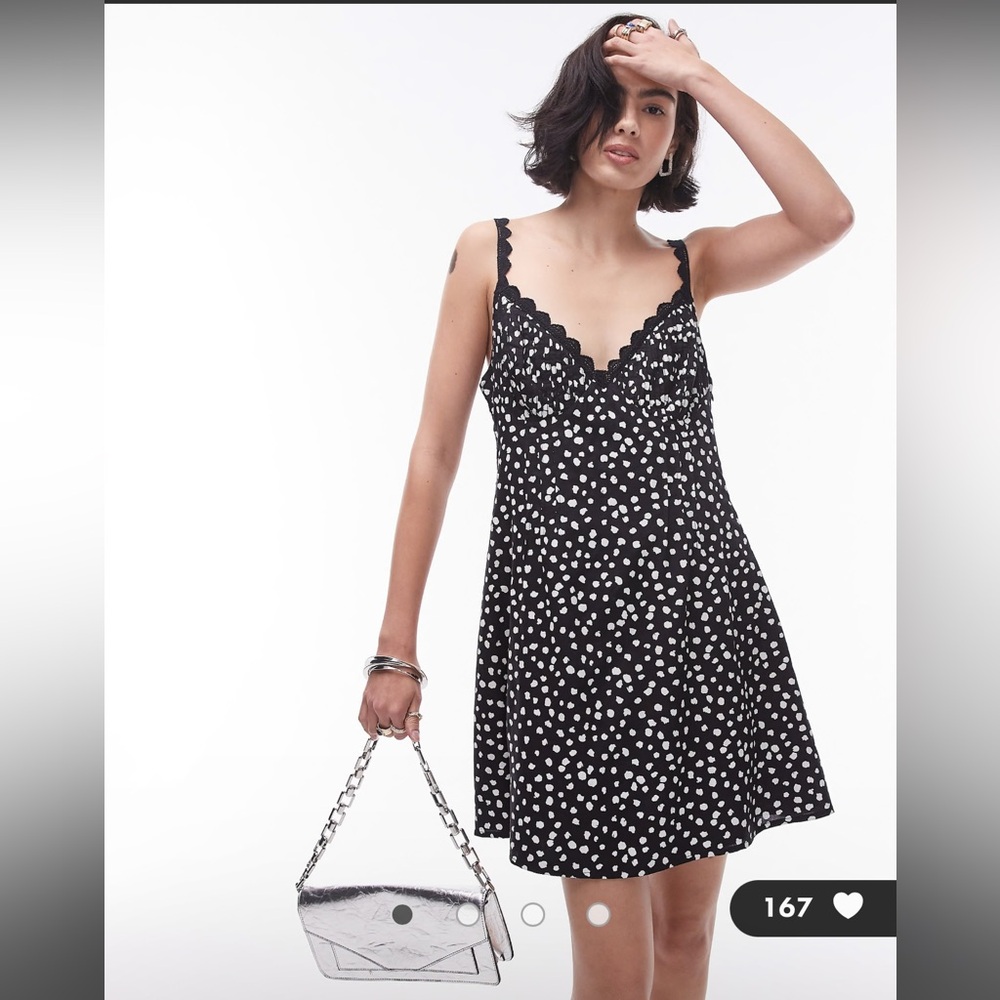 Black and White Polka Dot Dress